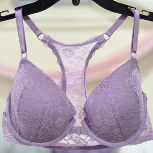 VS Lace Racerback Lightly Lined W/ Front Closure 34D